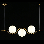 Люстра подвесная светодиодная Jagna 2 Gold and White варинант исполнения - 2 | Loft Concept в Грозном