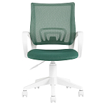 Офисное кресло с основанием из белого пластика Desk chairs Green варинант исполнения - 2 | Loft Concept в Грозном