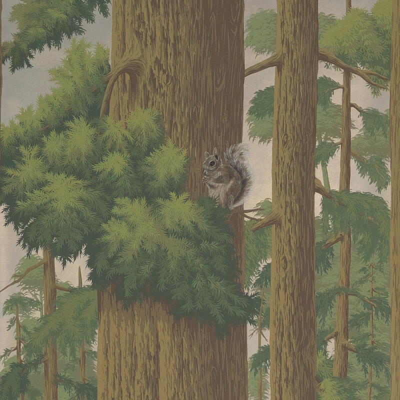 Обои ручная роспись Redwoods Roberts on Brushed Gold gilded paper Обои ручная роспись Redwoods Roberts on Brushed Gold gilded paper в Грозном | Loft Concept