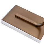 Торшер с белым тканевым абажуром на мраморном основании Cconcise варинант исполнения - 2 | Loft Concept в Грозном