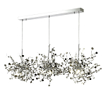 Люстра подвесная из трех частей с металлическими круглыми элементами Terzani Argent варинант исполнения - 7 | Loft Concept в Грозном