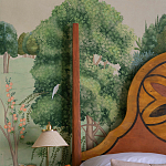 Обои ручная роспись Dandaka Glades Original colourway on painted Xuan paper варинант исполнения - 4 | Loft Concept в Грозном