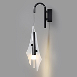 Бра черного цвета с плафоном из рельефного стекла Glass Pod варинант исполнения - 4 | Loft Concept в Грозном