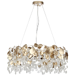 Люстра с декоративными подвесками из прозрачного стекла в форме монеток FAIRYTREE Light варинант исполнения - 10 | Loft Concept в Грозном