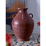 Ваза бордовая с 4-мя фактурными ручками Vase Burgundy Glaze варинант исполнения - 4 | Loft Concept в Грозном