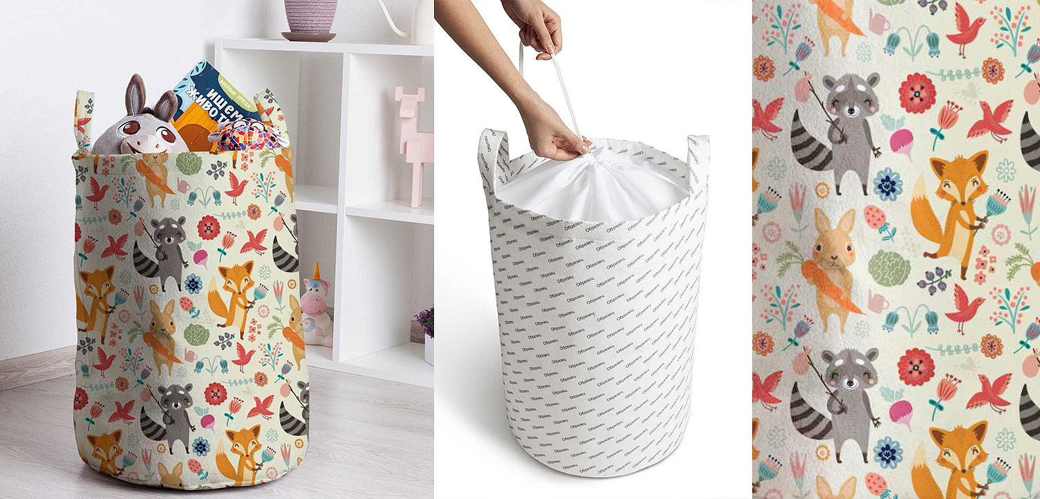 Корзина Little Animals Basket Корзина Little Animals Basket - Loft-Concept в Грозном