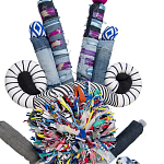 Кукла из джинсы Rusalka Upcycling варинант исполнения - 2 | Loft Concept в Грозном