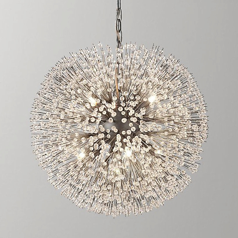 Люстра Dandelion Chandelier Серебряный Люстра Dandelion Chandelier Серебряный в Грозном | Loft Concept