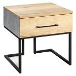 Тумба прикроватная с ящиком в стиле лофт Urban Style Space 2 варинант исполнения - 2 | Loft Concept в Грозном