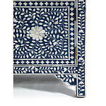 Комод инкрустация костью ORIENTAL Indian синий орнамент варинант исполнения - 5 | Loft Concept в Грозном