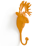 Настенный крючок голова оленя Deer Wall Hook Mustard варинант исполнения - 2 | Loft Concept в Грозном