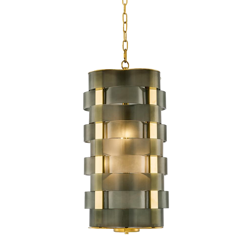 Люстра Chandelier Martinique Золотой Зеленый смок Люстра Chandelier Martinique Золотой Зеленый смок в Грозном | Loft Concept