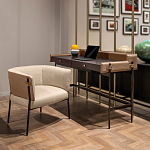 Письменный стол прямоугольный с 2-мя выдвижными ящиками Bristol варинант исполнения - 4 | Loft Concept в Грозном