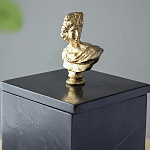 Мраморная шкатулка с бюстом из металла KELLY WEARSTLER варинант исполнения - 10 | Loft Concept в Грозном