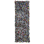 Ковер прямоугольный разноцветный из джинсовой одежды Zero Waste варинант исполнения - 1 | Loft Concept в Грозном