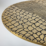 Кофейный столик с металлической столешницей Amphibian варинант исполнения - 3 | Loft Concept в Грозном