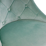 Стул в мятной велюровой обивке Ward Mint Velour Chair варинант исполнения - 5 | Loft Concept в Грозном