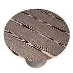 Стол барный круглый высокий с полосатым узором Zebroids варинант исполнения - 2 | Loft Concept в Грозном