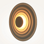 Бра круглое Soft Halo серый варинант исполнения - 3 | Loft Concept в Грозном