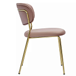 Стул Singer Chair без подлокотников Розовый Велюр варинант исполнения - 2 | Loft Concept в Грозном