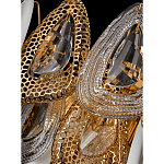 Бра с белыми и прозрачными подвесками Character Chandelier варинант исполнения - 3 | Loft Concept в Грозном