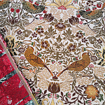 Мебельная ткань Гобелен William Morris кофейный цвет N 1114 варинант исполнения - 3 | Loft Concept в Грозном