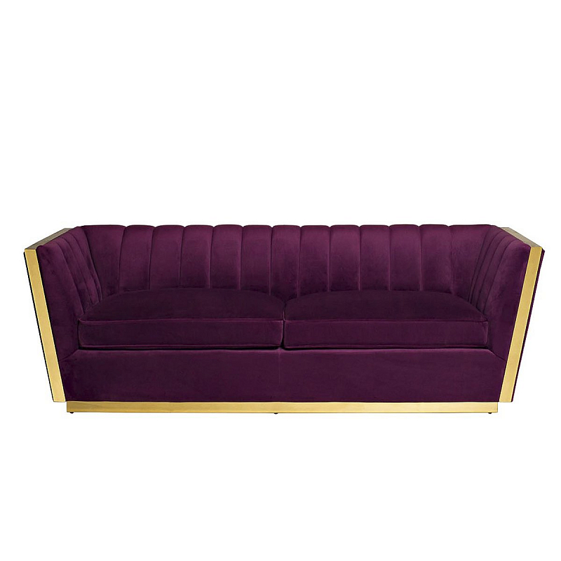 Диван Art Deco Purple Sofa Фиолетовый Диван Art Deco Purple Sofa Фиолетовый в Грозном | Loft Concept