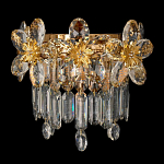 Бра с декоративными элементами в виде крупных хрустальных цветов Palace Gardens варинант исполнения - 1 | Loft Concept в Грозном