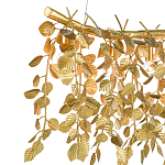 Люстра золотая с декором в виде веток эвкалипта Eucalyptus Branches варинант исполнения - 1 | Loft Concept в Грозном