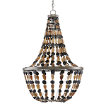 Люстра каплевидной формы с подвесками в виде декоративных бусин Flat Beads варинант исполнения - 3 | Loft Concept в Грозном