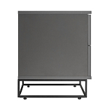 Тумба прикроватная цвета графит с ящиками Strict Lines варинант исполнения - 6 | Loft Concept в Грозном