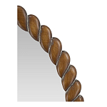 Зеркало с текстурной рамой из натурального дерева  Pine Wall Mirror варинант исполнения - 4 | Loft Concept в Грозном