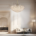 Люстра с каскадом из подвесных прозрачных элементов Attractiveness варинант исполнения - 4 | Loft Concept в Грозном