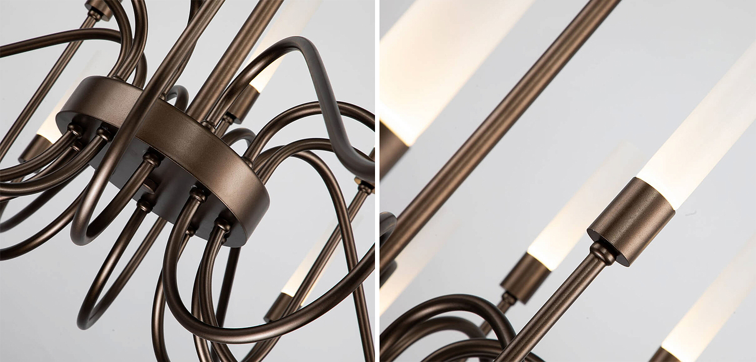Люстра Faiber Brown Chandelier Люстра Faiber Brown Chandelier - Loft-Concept в Грозном