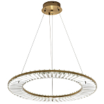 Кольцевая люстра с хрустальным декором Maude Crystal Chandelier варинант исполнения - 2 | Loft Concept в Грозном