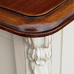 Высокий деревянный комод в стиле прованс Montmartre Provence Chest of Drawers варинант исполнения - 4 | Loft Concept в Грозном