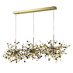 Люстра подвесная из трех частей с металлическими круглыми элементами Terzani Argent варинант исполнения - 3 | Loft Concept в Грозном