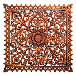 Панно из дерева квадратное Tracery Panel With Trees варинант исполнения - 1 | Loft Concept в Грозном