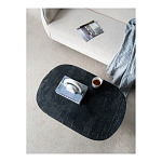 Столик кофейный черного цвета с овальной столешницей и круглым основанием Black Dalmen Table варинант исполнения - 9 | Loft Concept в Грозном