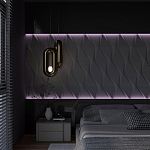 Гипсовая 3D Панель FLOCK варинант исполнения - 1 | Loft Concept в Грозном