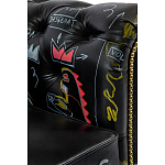 Кресло "Баския и Уорхол" Basquiat Warhol graffiti chair натуральная кожа варинант исполнения - 6 | Loft Concept в Грозном