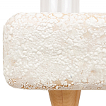 Керамический столик на деревянных ножках «Квадро» варинант исполнения - 5 | Loft Concept в Грозном