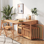 Обеденный стол раскладной из дерева Astiс Table варинант исполнения - 2 | Loft Concept в Грозном