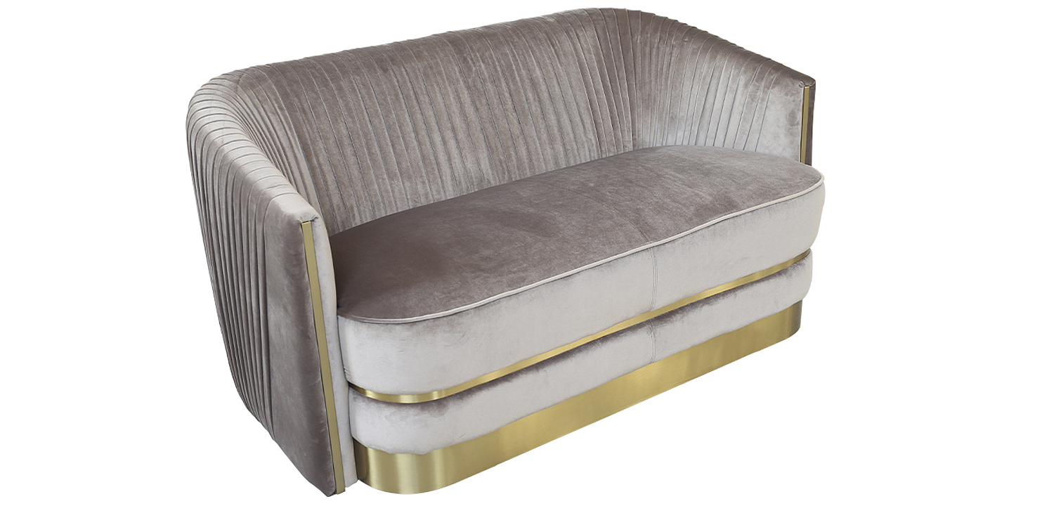 Диван двухместный велюр Bolger sofa Диван двухместный велюр Bolger sofa - Loft-Concept в Грозном