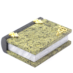 Шкатулка в виде книги из натурального камня змеевик Stone Casket варинант исполнения - 2 | Loft Concept в Грозном