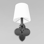 Бра с белым текстильным абажуром и фигурным основанием с зеркальной вставкой Vitorino варинант исполнения - 10 | Loft Concept в Грозном