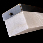 Подвесной светильник линейный из натурального камня Perfection of Geometry варинант исполнения - 7 | Loft Concept в Грозном