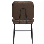 Стул с темно-коричневой обивкой из экокожи Benderson варинант исполнения - 4 | Loft Concept в Грозном