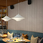 Подвесной вязаный белый светильник «Звезда Востока 01» варинант исполнения - 2 | Loft Concept в Грозном