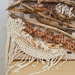 Большая Абстрактное Панно из веток и нитей Dryad Wall Art варинант исполнения - 3 | Loft Concept в Грозном